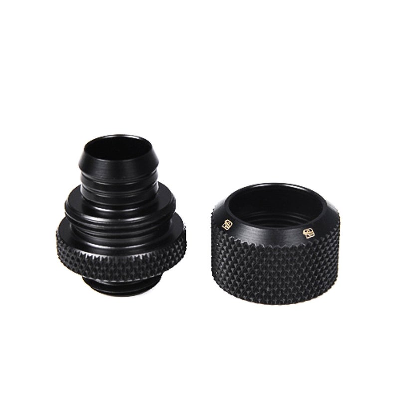 Barrow G1/4" to 3/8" ID, 1/2" OD Compression Fitting for Soft Tubing, Black, 4-Pack - Image 4